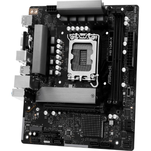 Фото - Материнська плата ASRock H810M-X DDR5
