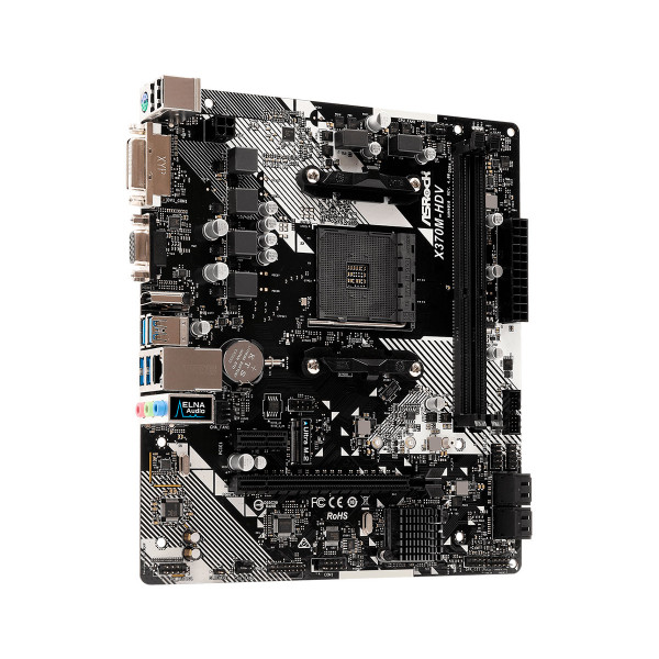 Фото - Материнська плата ASRock X370M-HDV R4.0