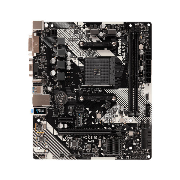 Фото - Материнська плата ASRock X370M-HDV R4.0
