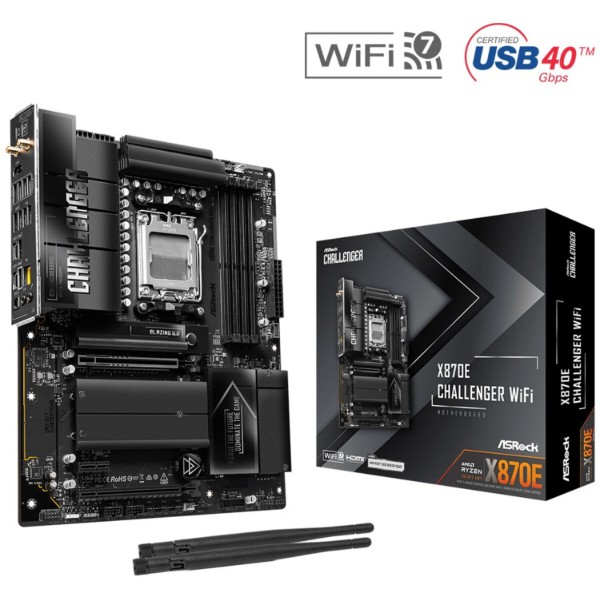Фото - Материнская плата ASRock X870E CHALLENGER WIFI