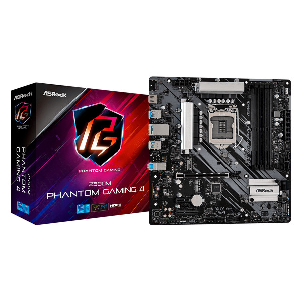 Фото - Материнська плата ASRock Z590M Phantom Gaming 4