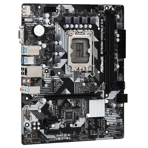 Фото - Материнська плата ASRock B760M-HDV/M.2 D4