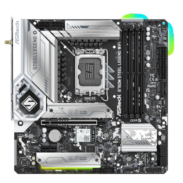 Фото - Материнська плата ASRock B760M STEEL LEGEND WIFI