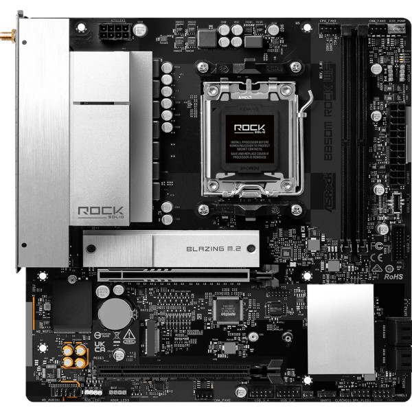 Фото - Материнська плата ASRock B850M ROCK WIFI