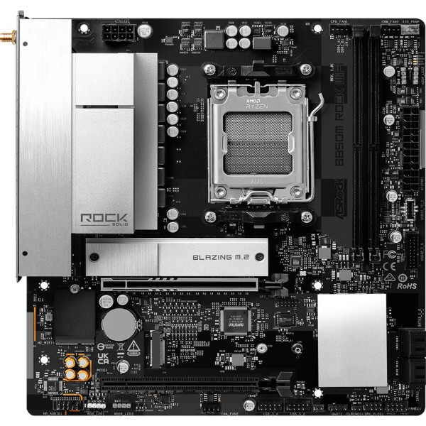 Фото - Материнська плата ASRock B850M ROCK WIFI