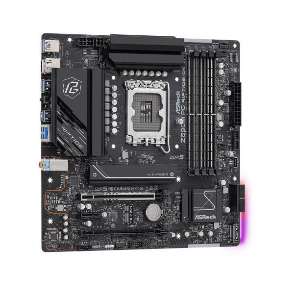 Фото - Материнская плата ASRock Z690M PG RIPTIDE D5