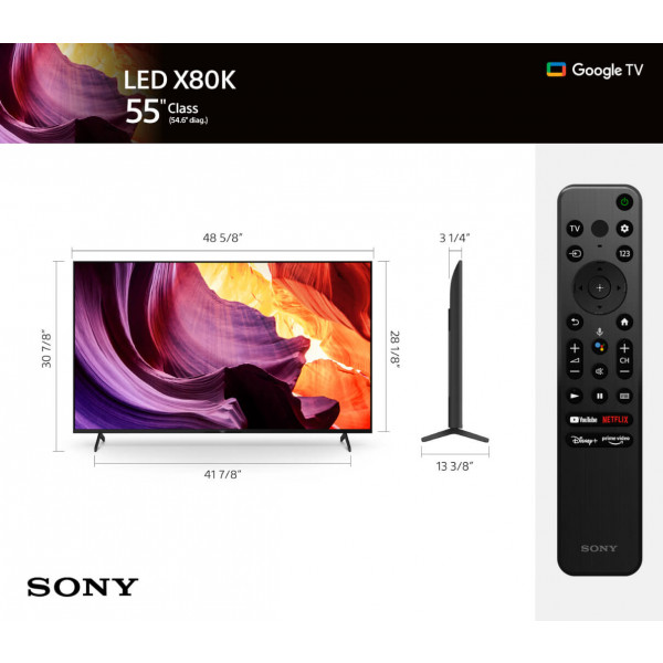 Фото - Телевизор Sony KD55X80L