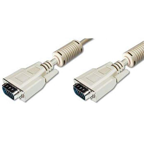 Фото - Кабель Assmann VGA (HDDB15M/M) 15m Ferrite Beige (AK-310103-150-E) Фото - Кабель Assmann VGA (HDDB15M/M) 15m Ferrite Beige (AK-310103-150-E)