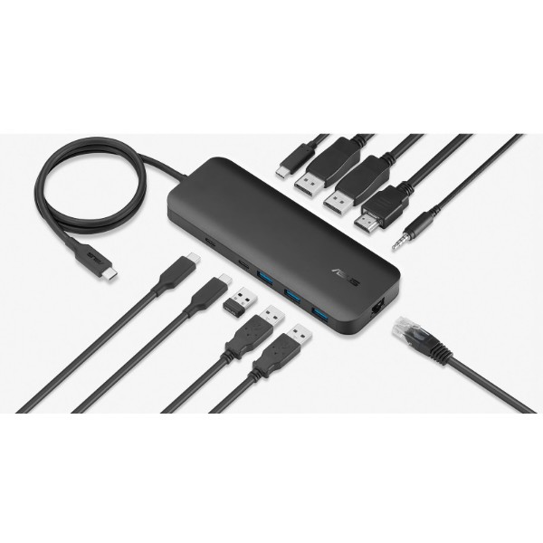 Фото - Хаб USB Asus DC320 11в1 USB-C (90XB0AWN-BDS010)