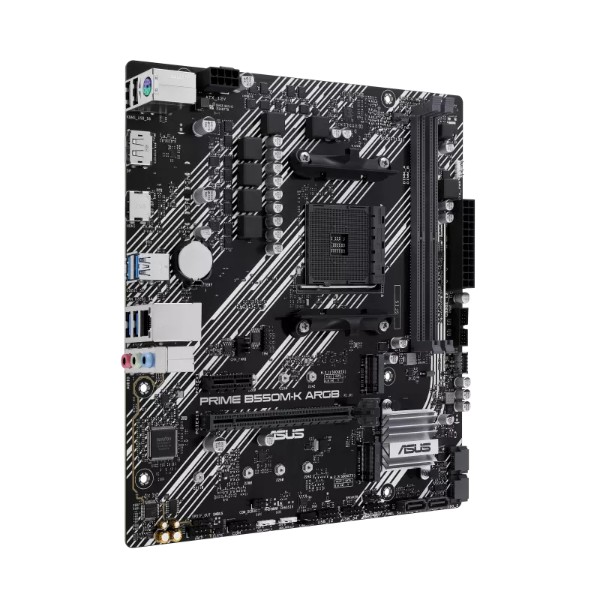 Фото - Материнська плата Asus PRIME B550M-K ARGB DDR4 (90MB1GC0-M0EAY0)