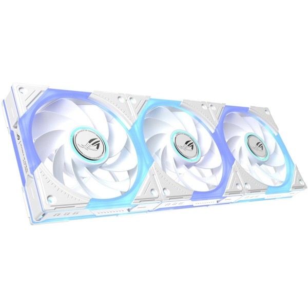 Фото - Корпусний вентилятор Asus ROG Eurux GR120 FAN ARGB Reverse White 3in1 (90DA00K3-B09020)