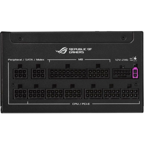 Фото - Блок питания для ПК Asus ROG Strix 1000W Platinum ROG Equalizer (90YE00W7-B0NA00)