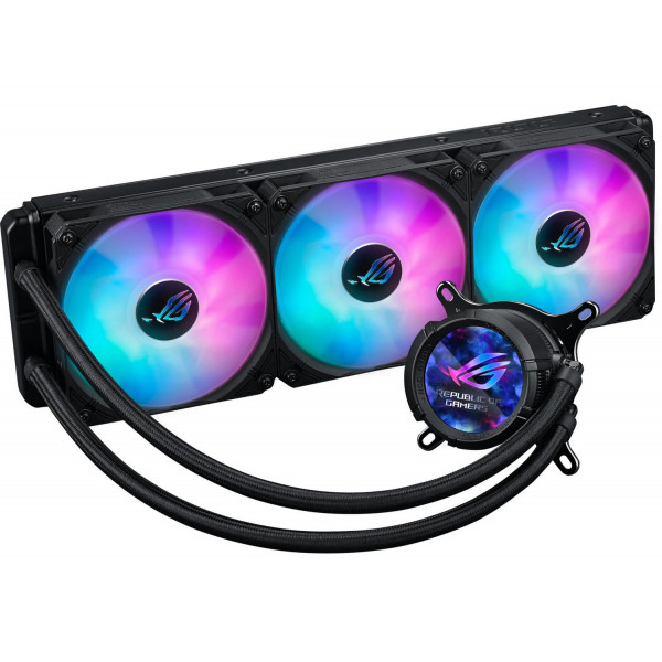 Фото - Водяна система охолодження Asus ROG Strix LC III 360 ARGB LCD (90RC00W1-M0UAY0)