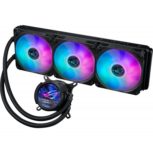Фото - Водяна система охолодження Asus ROG Strix LC III 360 ARGB LCD (90RC00W1-M0UAY0)