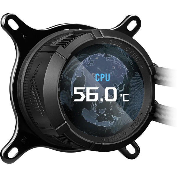 Фото - Водяна система охолодження Asus ROG Strix LC III 360 ARGB LCD (90RC00W1-M0UAY0)