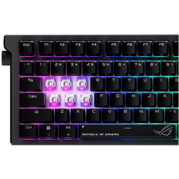 Фото - Клавіатура бездротова ігрова Asus ROG Strix Morph 96 Wireless (90MP04IF-BKMA03)