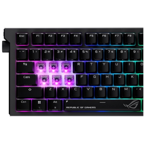 Фото - Клавіатура бездротова ігрова Asus ROG Strix Morph 96 Wireless (90MP04IF-BKMA03)