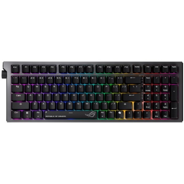 Фото - Клавіатура бездротова ігрова Asus ROG Strix Morph 96 Wireless (90MP04IF-BKMA03) Фото - Клавіатура бездротова ігрова Asus ROG Strix Morph 96 Wireless (90MP04IF-BKMA03)