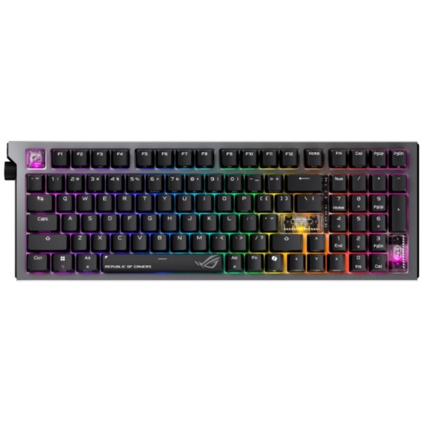 Фото - Клавіатура бездротова ігрова Asus ROG Strix Morph 96 Wireless (90MP04IF-BKMA03)