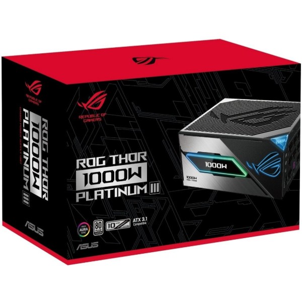 Фото - Блок живлення для ПК Asus ROG Thor 1000W Platinum III ROG Equalizer (90YE00V8-B0NA00)