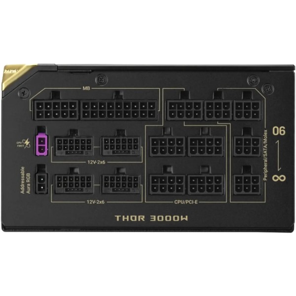 Фото - Блок питания для ПК Asus ROG Thor 3000W Titanium III Edition 20 (ROG Equalizer) (90YE00VA-B0NA00)