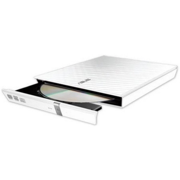 Фото - Привод оптический внешний Asus SDRW-08D2S-U LITE DVD+-R/RW burner USB2.0 White (90-DQ0436-UA221KZ)
