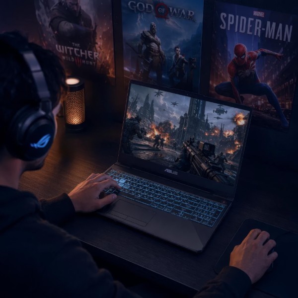 Фото - Ноутбук ігровий Asus TUF Gaming A15 FA506NCG-HN341 Graphite Black