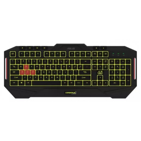 Фото - Клавиатура проводная Asus Cerberus MKII USB RGB UKR (90YH0131-B2QA00)
