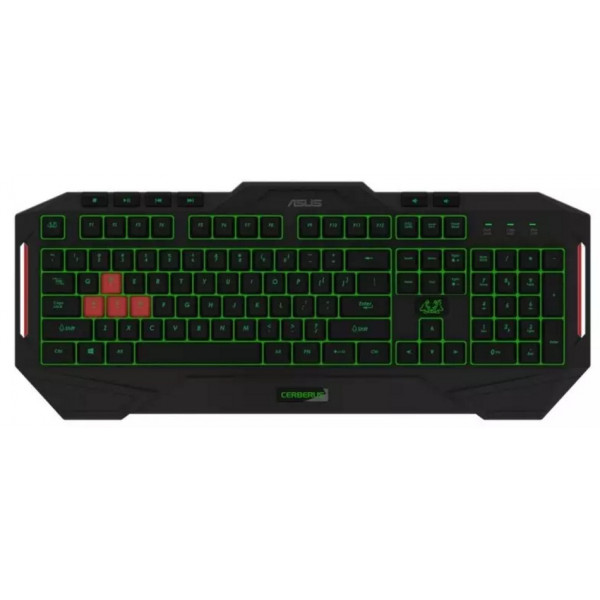Фото - Клавиатура проводная Asus Cerberus MKII USB RGB UKR (90YH0131-B2QA00)