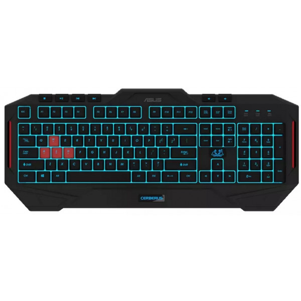 Фото - Клавиатура проводная Asus Cerberus MKII USB RGB UKR (90YH0131-B2QA00)