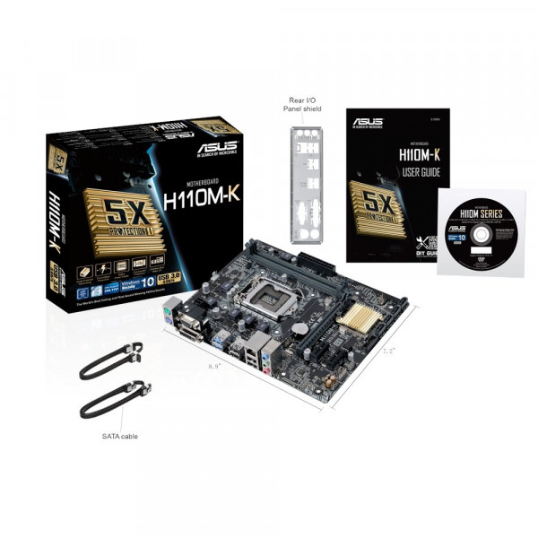 Фото - Материнська плата Asus H110M-K