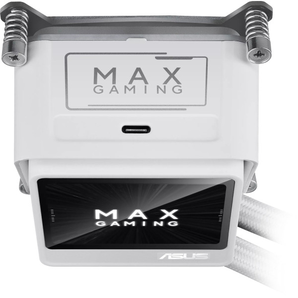 Фото - Водяная система охлаждения Asus Max Gaming LC 360 ARGB LCD White (90RC01G2-B0EAY0)