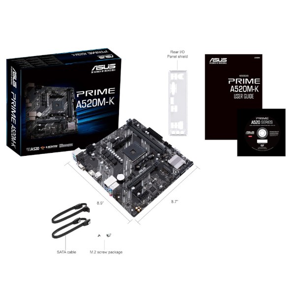 Фото - Материнська плата Asus PRIME A520M-K