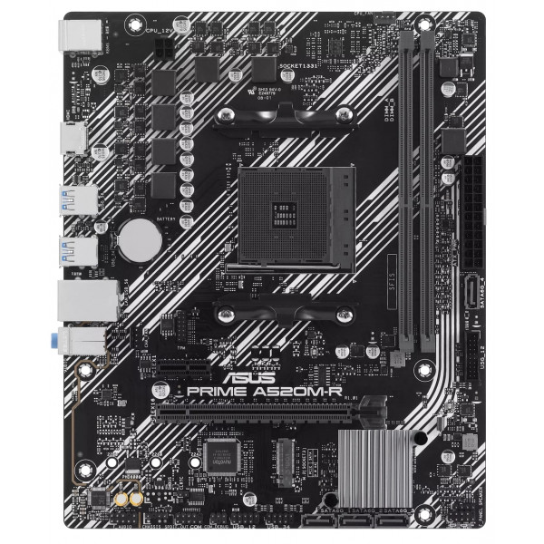Фото - Материнська плата Asus PRIME A520M-R DDR4