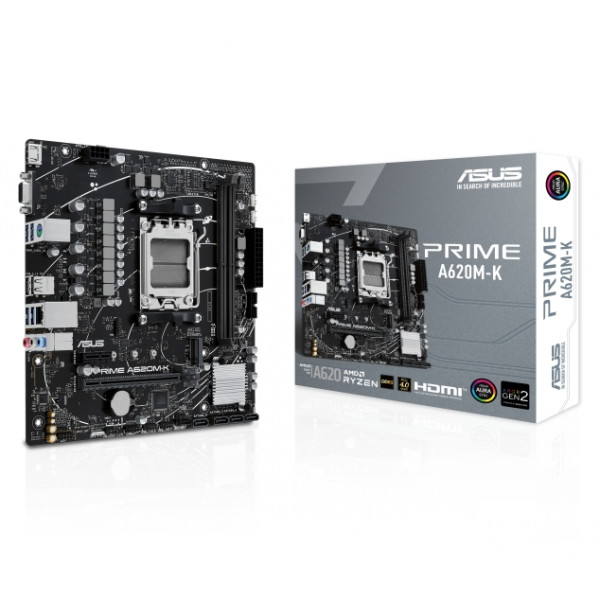 Фото - Материнська плата Asus PRIME A620M-K DDR5