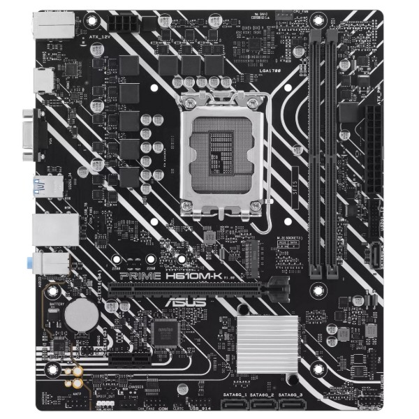 Фото - Материнская плата Asus PRIME H610M-K DDR5