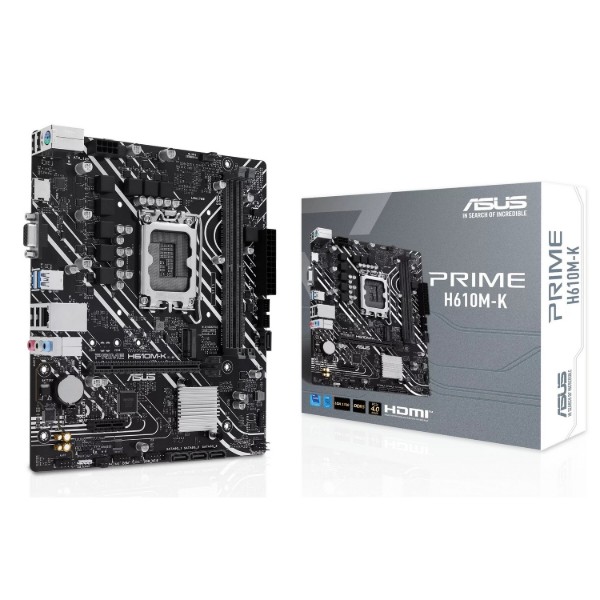 Фото - Материнская плата Asus PRIME H610M-K DDR5