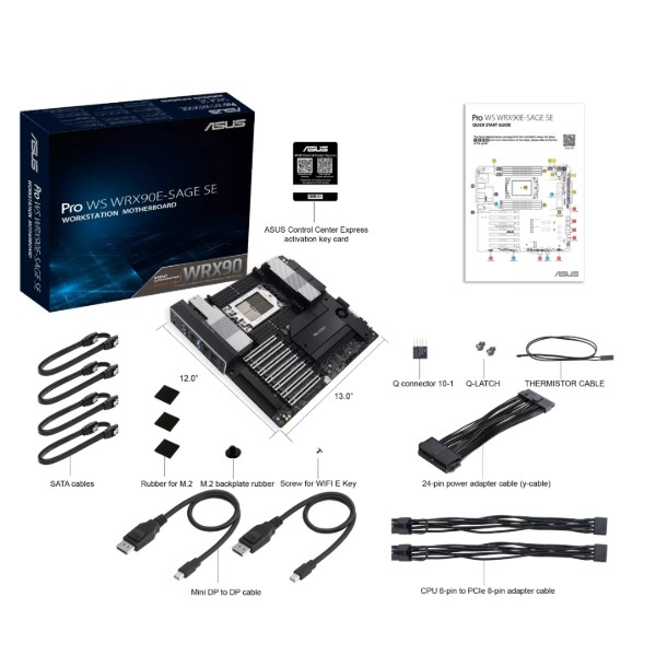 Фото - Материнська плата Asus PRO WS WRX90E-SAGE SE DDR5