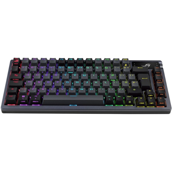 Фото - Клавіатура бездротова ігрова Asus ROG Azoth RGB 81key NX RD USB/WL/BT EN Black