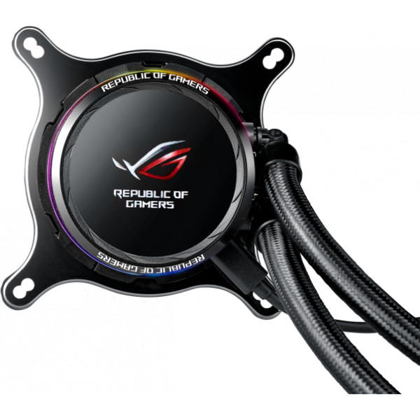 Фото - Водяна система охолодження Asus ROG Ryuo 1x120 мм Aura OLED (90RC0010-M0UAY0)