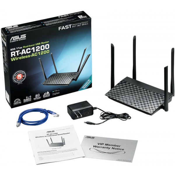 Фото - Маршрутизатор интернет WiFi5 Asus RT-AC1200