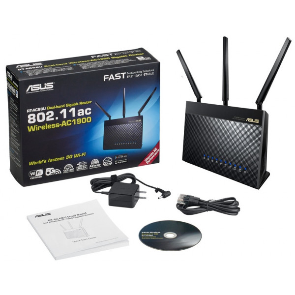 Фото - Маршрутизатор интернет WiFi5 Asus RT-AC68U
