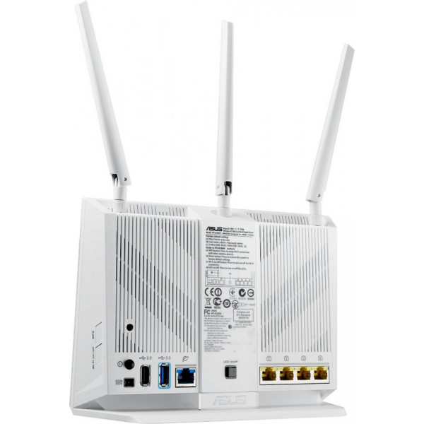 Фото - Маршрутизатор интернет WiFi5 Asus RT-AC68U White