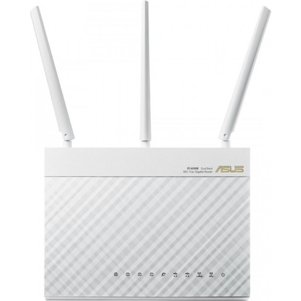 Фото - Маршрутизатор интернет WiFi5 Asus RT-AC68U White
