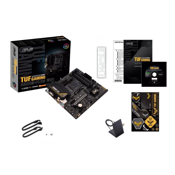 Фото - Материнская плата Asus TUF GAMING A520M-PLUS WIFI DDR4