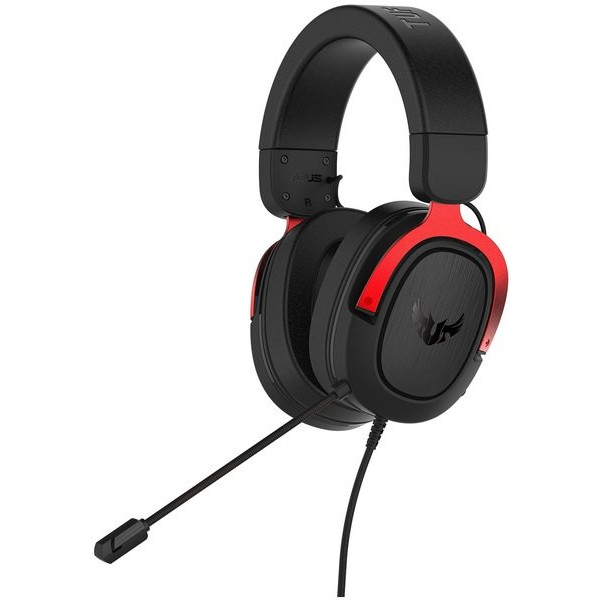Фото - Гарнітура дротова ігрова Asus TUF Gaming H3 Red