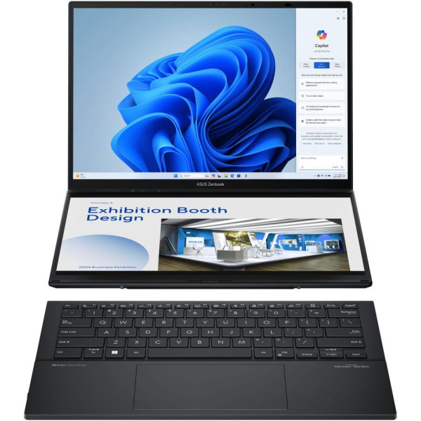 Фото - Ноутбук Asus Zenbook DUO (2024) UX8406 UX8406CA-QL047X Inkwell Gray
