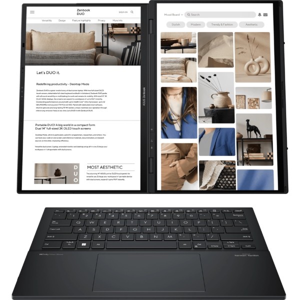 Фото - Ноутбук Asus Zenbook Duo UX8406CA-QL046W Inkwell Gray