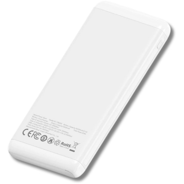Фото - Батарея мобільна XO PB308 PD20W/QC22.5W 10000 mAh White