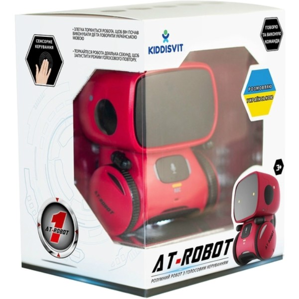 Фото - Інтерактивний робот AT-Robot з голосовим управлінням Червоний (озвуч.укр.) (AT001-01-UKR)